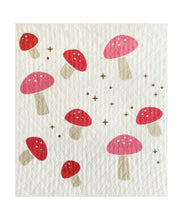 Load image into Gallery viewer, Mushrooms Swedish Dishcloth
