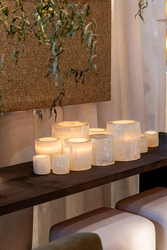 Selenite Hurricane Handcrafted in Morocco