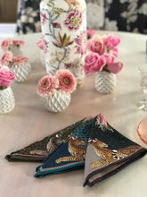 Load image into Gallery viewer, Leopard Lily Napkins (Pair) - Frost

