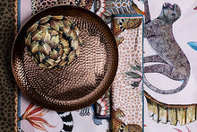Load image into Gallery viewer, Leopard Lily Napkins (Pair) - Stone
