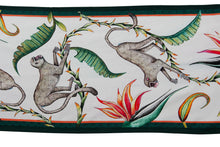 Load image into Gallery viewer, Monkey Paradise Table Runner - Chalk
