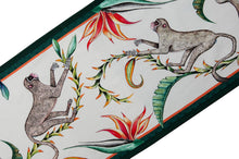 Load image into Gallery viewer, Monkey Paradise Table Runner - Chalk
