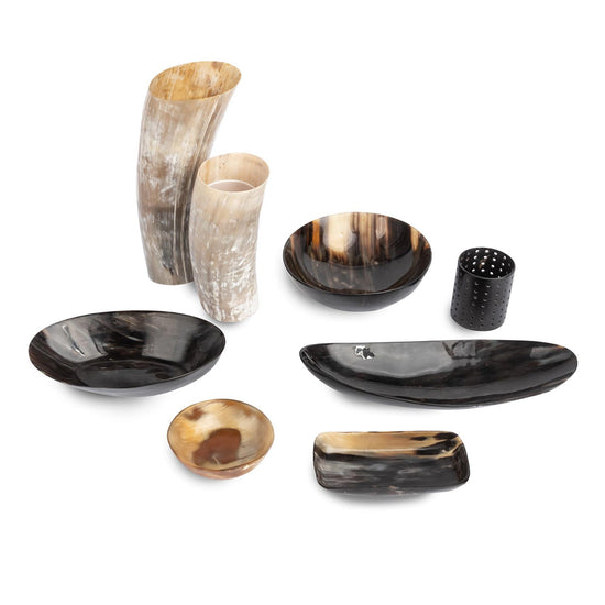 Cow Horn Bowl Collection - Oval