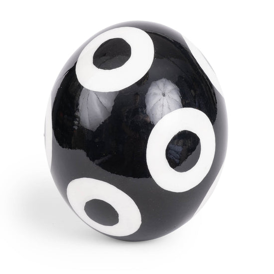 Painted Ostrich Egg - Cicles