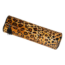 Load image into Gallery viewer, Safari Spot Bolster Pillow - Velvet - Gold
