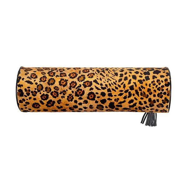 Safari Spot Bolster Pillow - Velvet - Gold