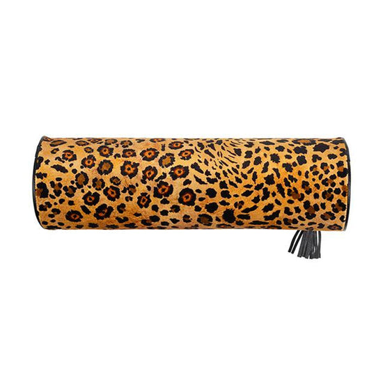 Safari Spot Bolster Pillow - Velvet - Gold