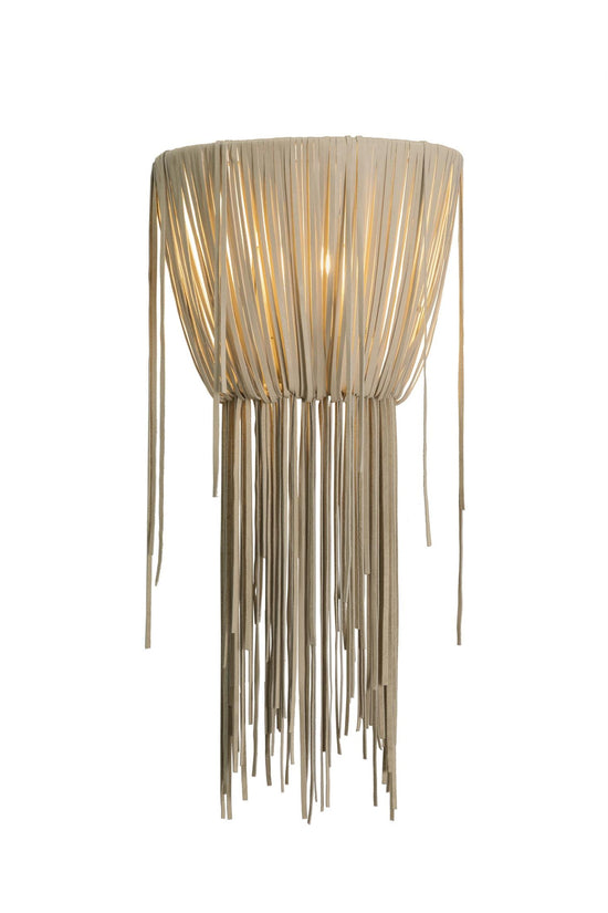 Urchin Wall Sconce - Cream-Stone Leather