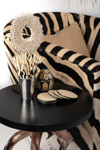 Load image into Gallery viewer, Zebra Hide Tub Chair
