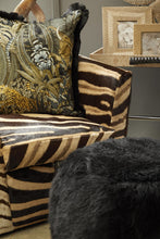 Load image into Gallery viewer, Zebra Hide Tub Chair
