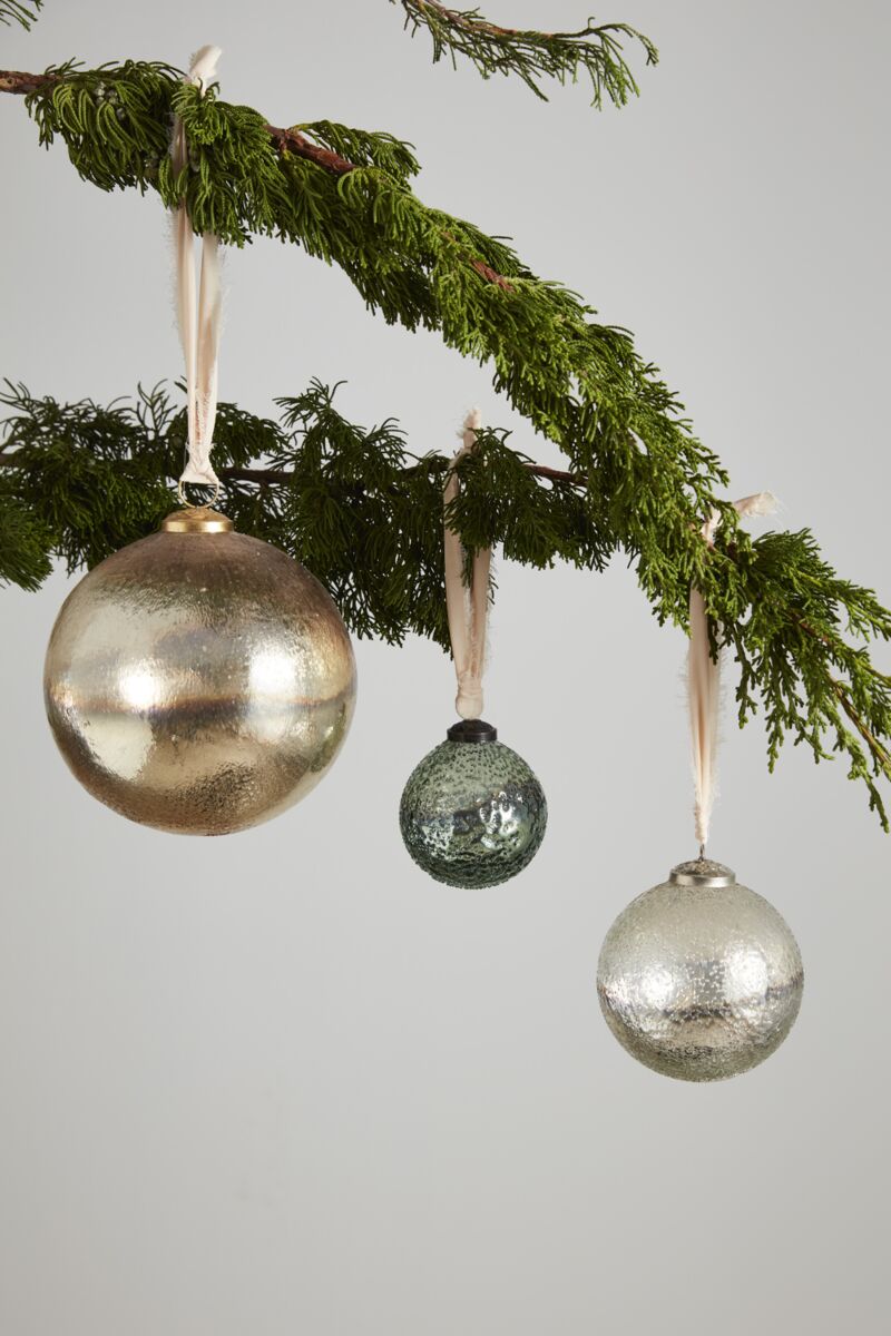 Northern Lights Glass Ornaments