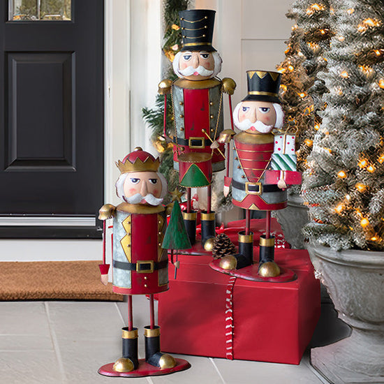 Hand Painted Metal Nutcracker