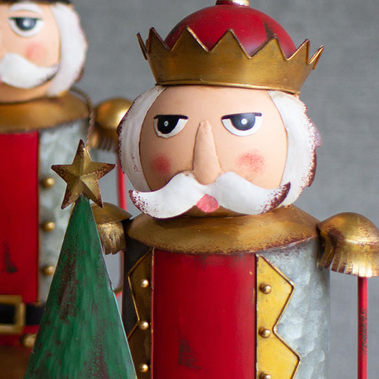 Hand Painted Metal Nutcracker
