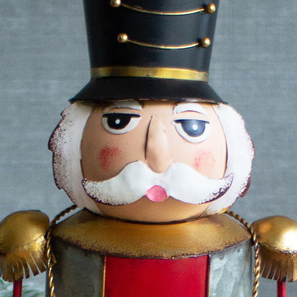 Hand Painted Metal Nutcracker