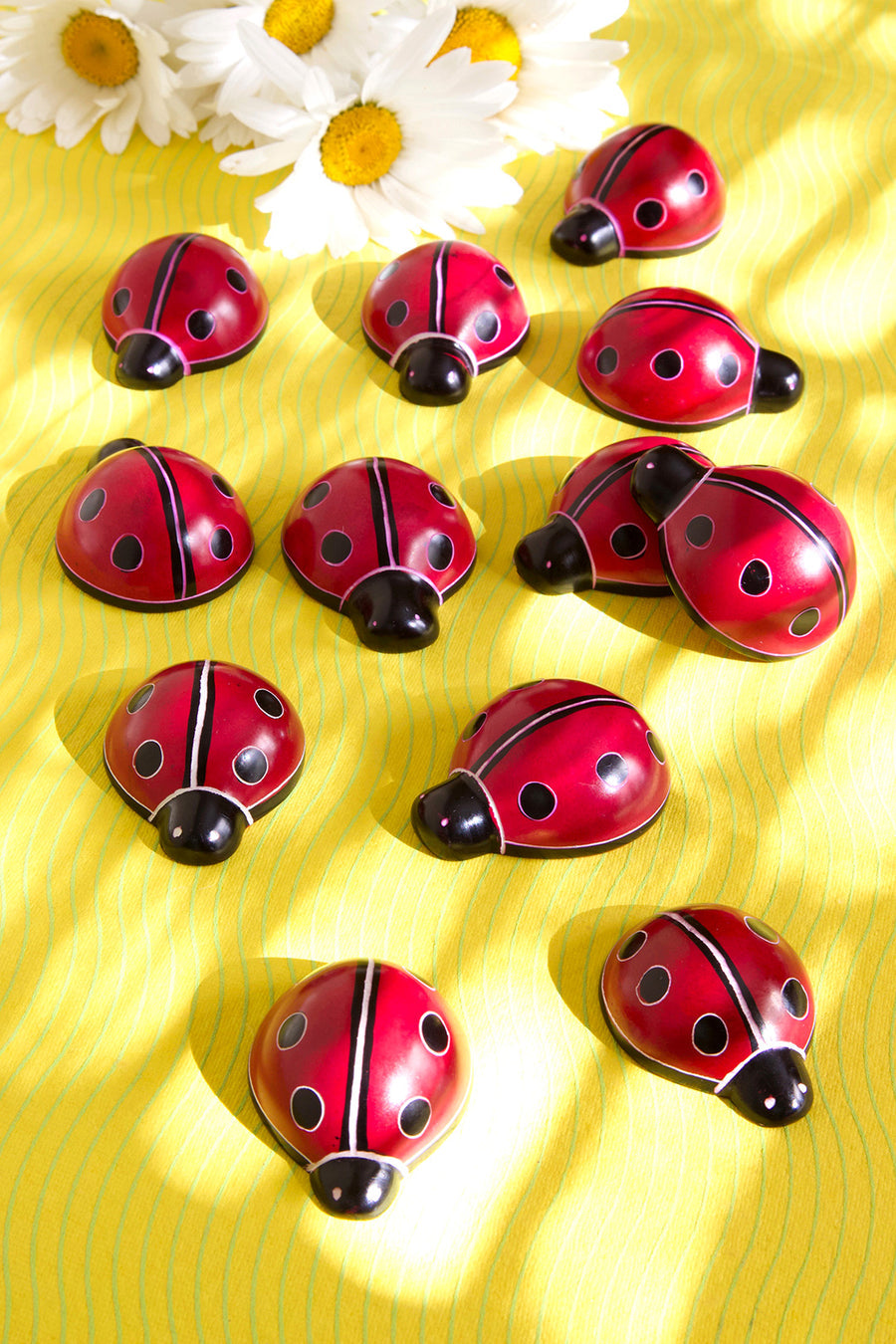Miniature Soapstone Good Luck Ladybugs