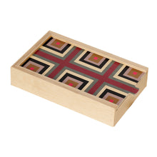 Load image into Gallery viewer, Squaresville Maroon Domino Set
