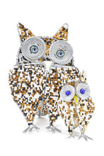 Load image into Gallery viewer, Beaded Motley Owls
