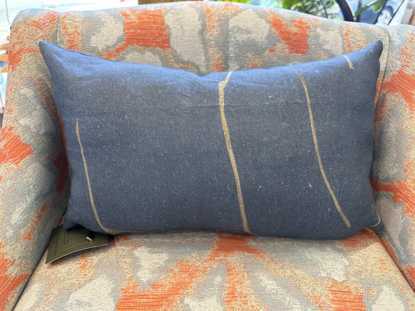 Elsinore Pillow in Prussian Blue