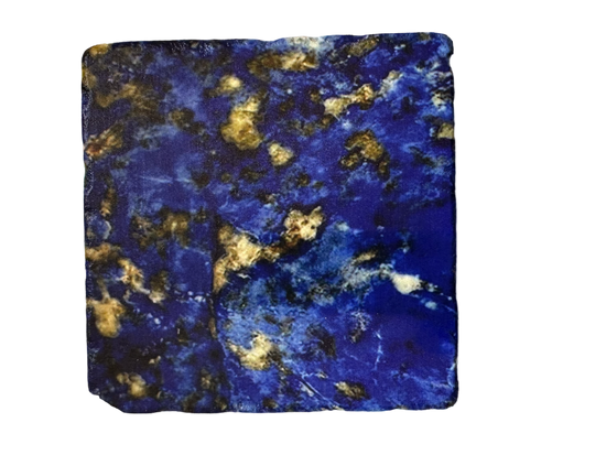 Lapis Lazul - Tumbled Marble Coaster