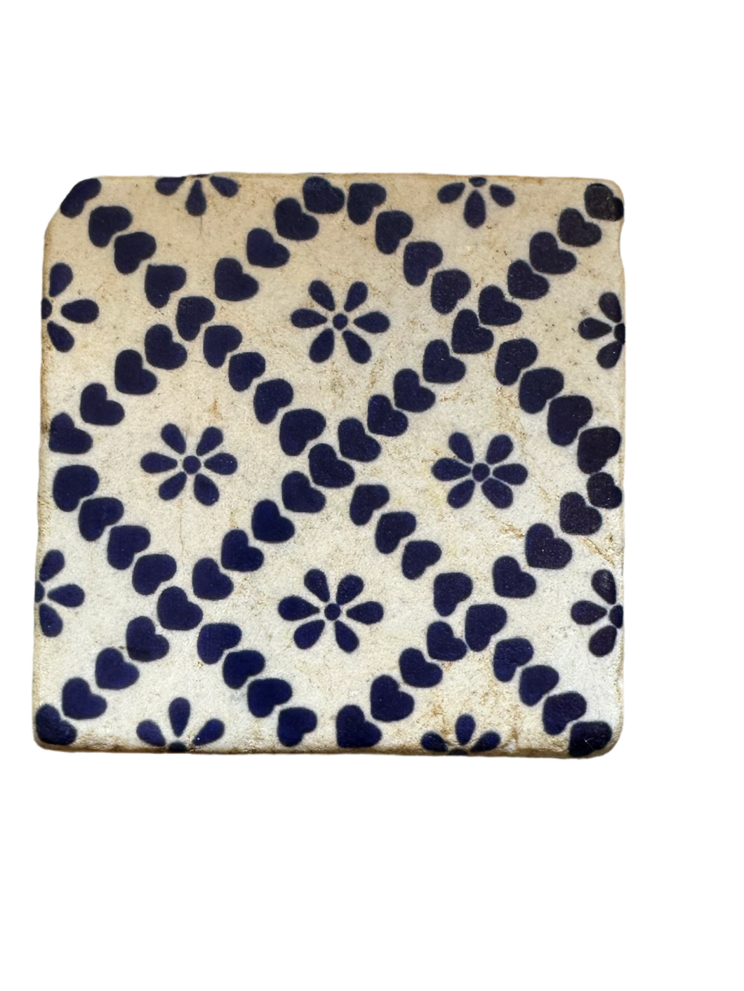 Mexican Tile II - Tumbled Marble Coasters