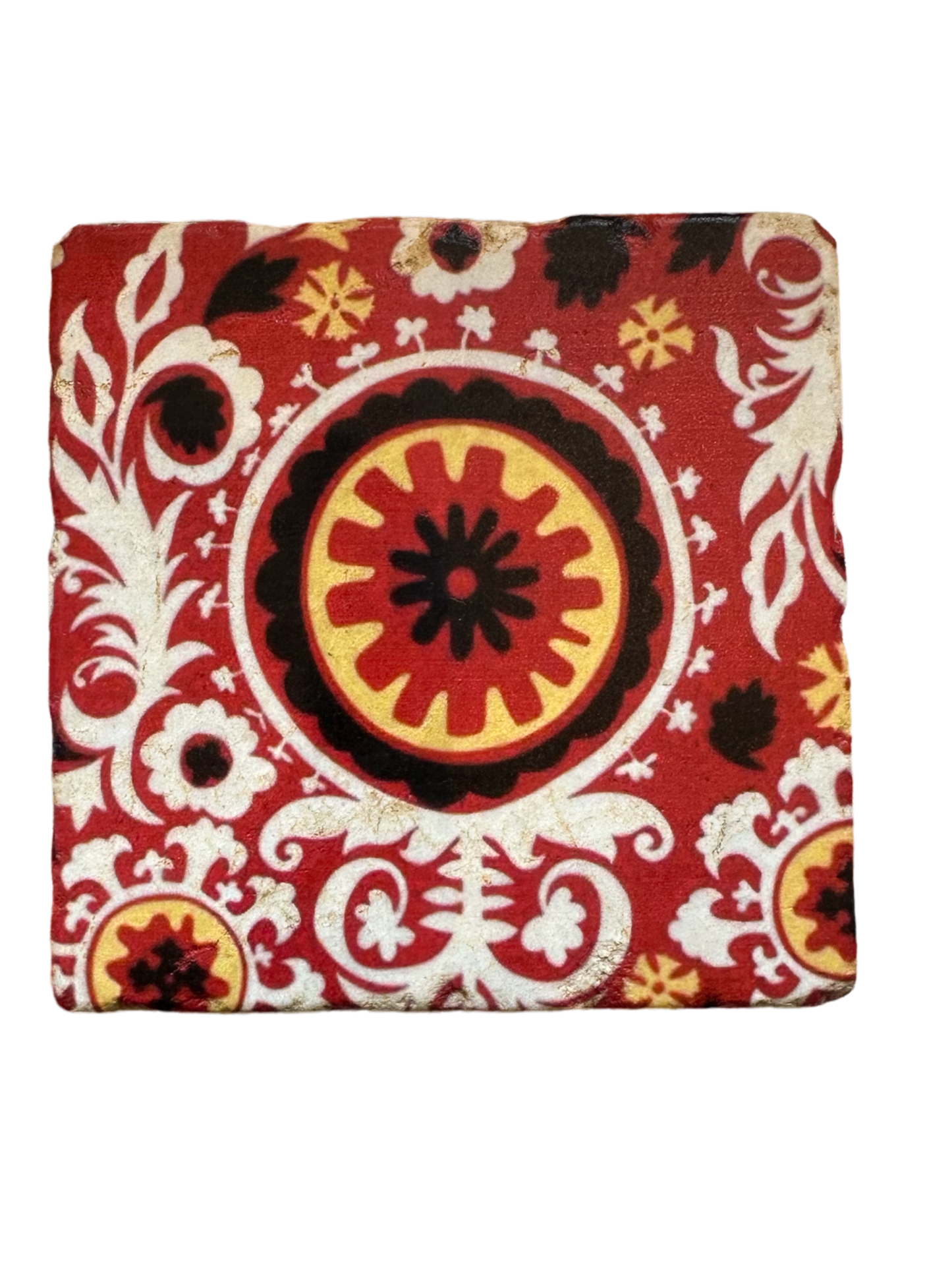 Suzani - Tumbled Marble Coaster