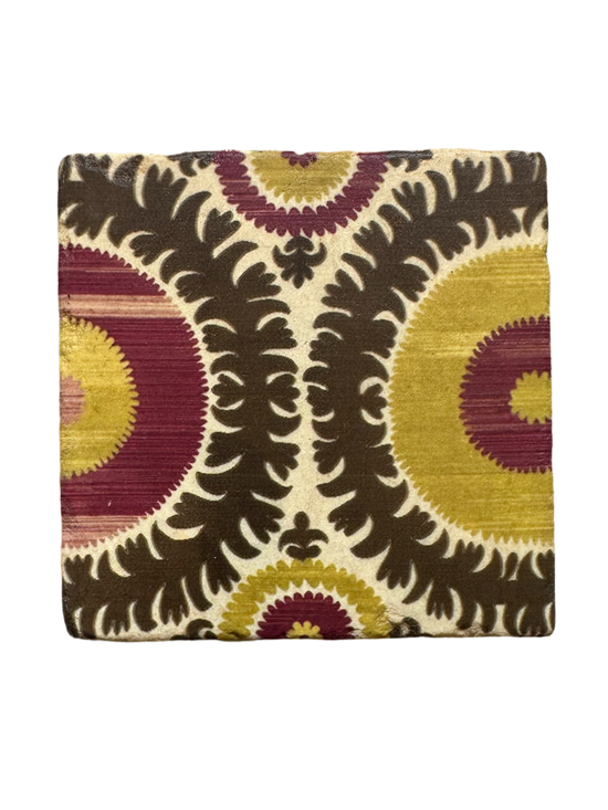Suzani - Tumbled Marble Coaster