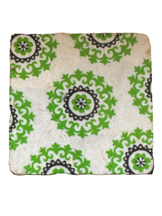 Suzani - Tumbled Marble Coaster