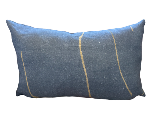Elsinore Pillow in Prussian Blue