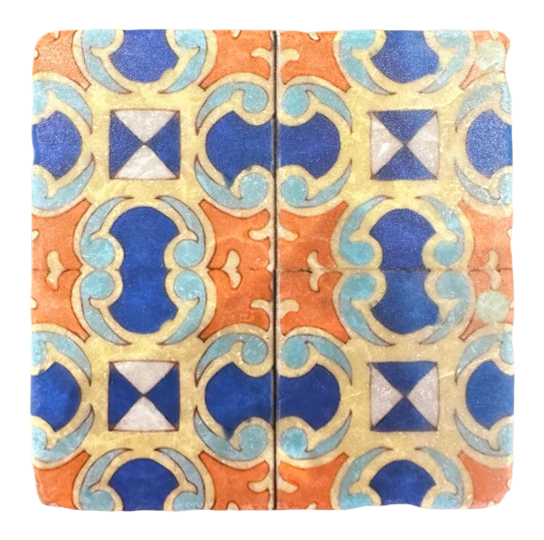 Floor Tiles - Tumbled Marble Coaster