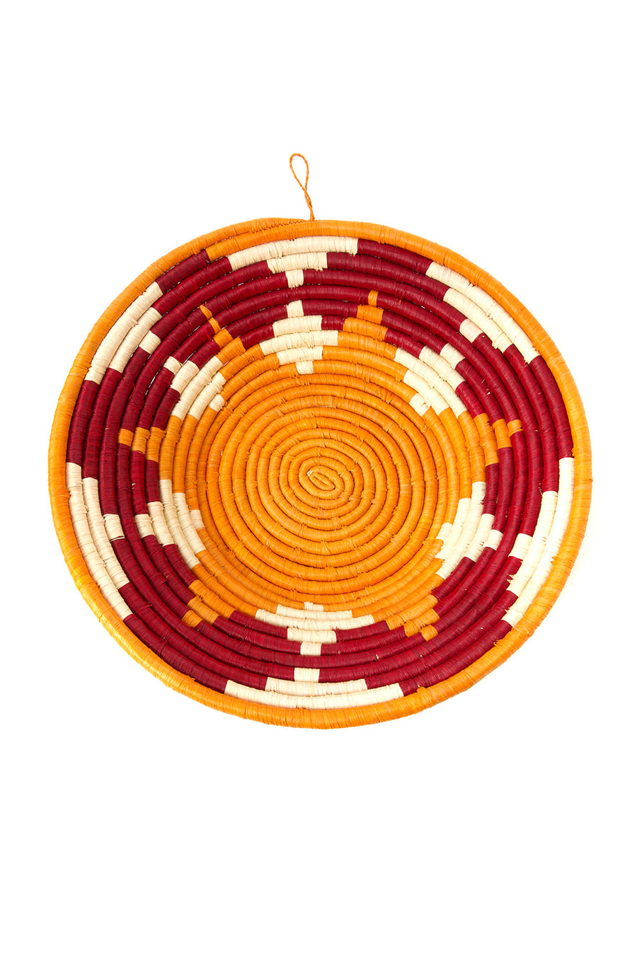 Ugandan Autumn Sun Coiled Raffia Baskets