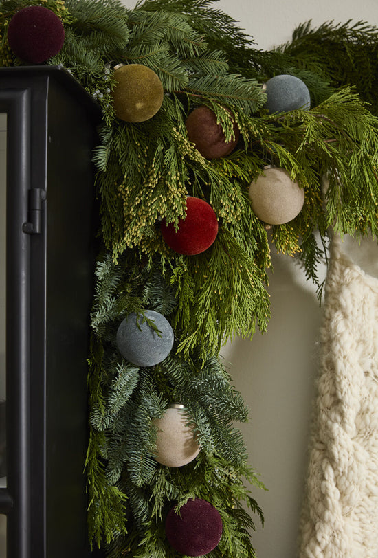 Rich Velvet Jewel-Tone Ornaments