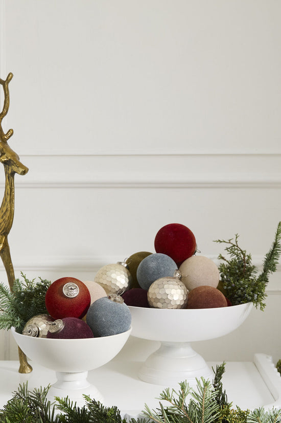 Rich Velvet Jewel-Tone Ornaments