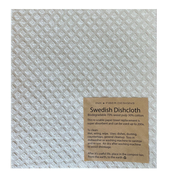 Bow Tie Cat Swedish Dishcloth