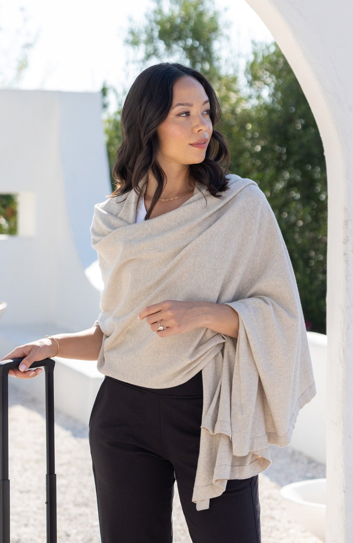 Dreamsoft Organic Cotton Travel Scarf Birch