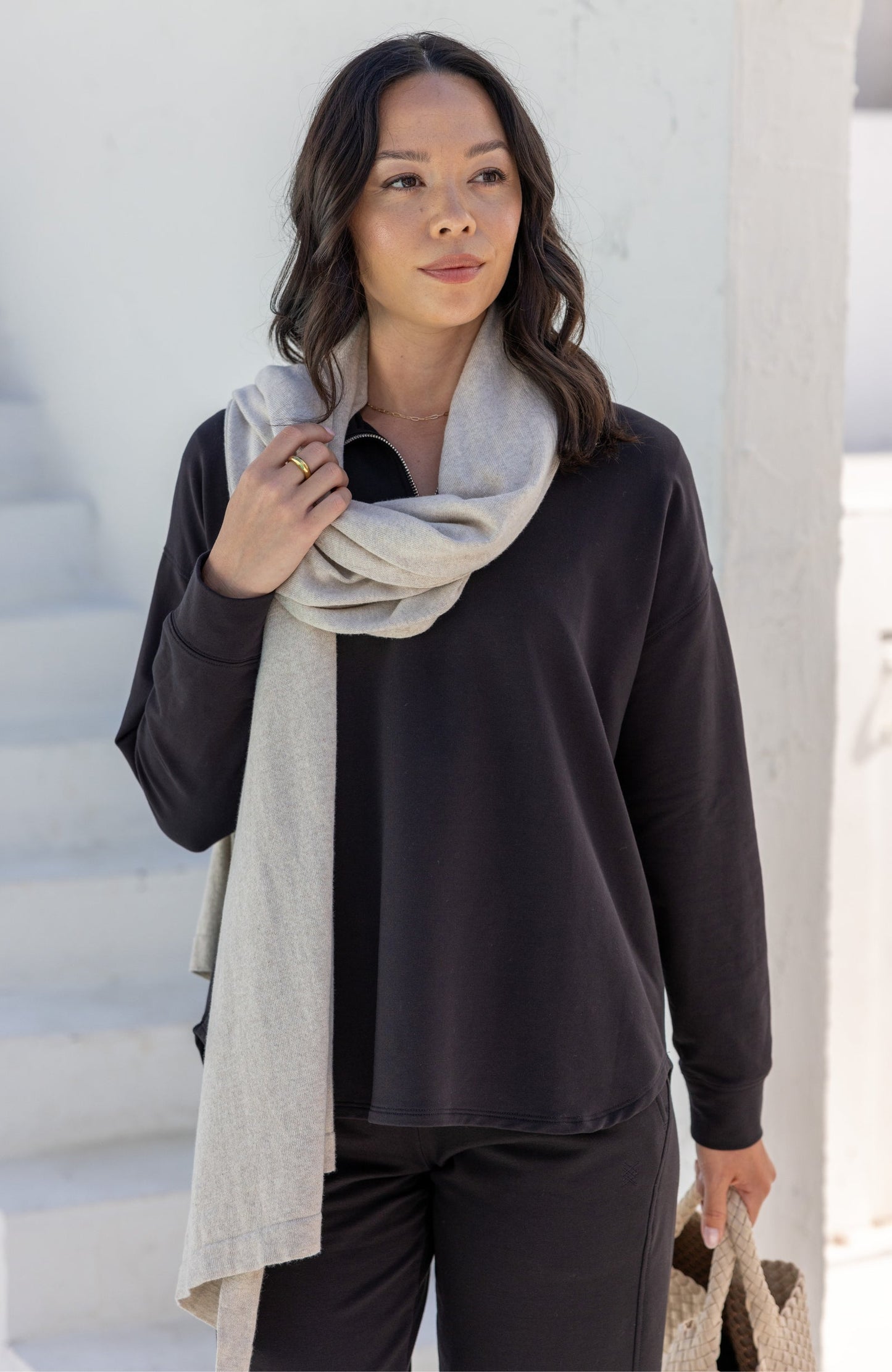 Dreamsoft Organic Cotton Travel Scarf Birch