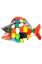 Load image into Gallery viewer, Colorful Recycled Metal Fish Wall Art Sculptures
