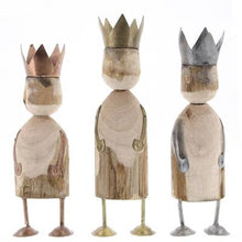 Load image into Gallery viewer, Wise Men, Wood &amp; Metal - Set of 3
