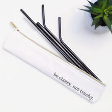 Load image into Gallery viewer, Stainless Steel Metal Straw Set
