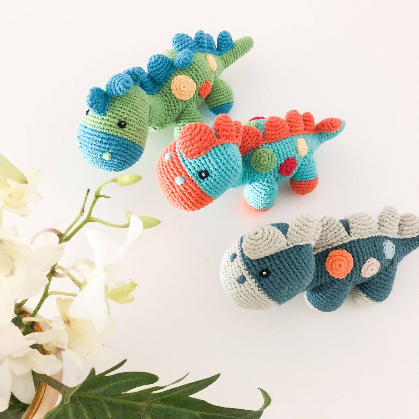 Steggy Dinosaur Rattle