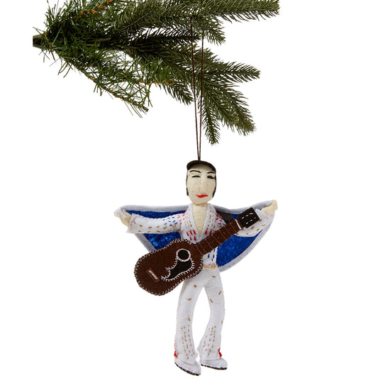 Elvis Felt Ornament