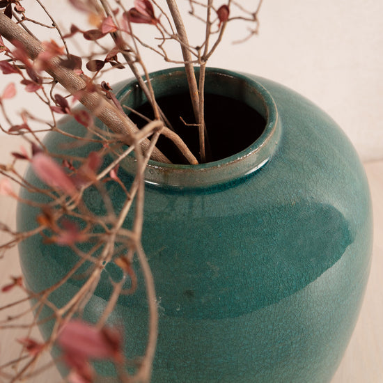 Turquoise Ginger Jar