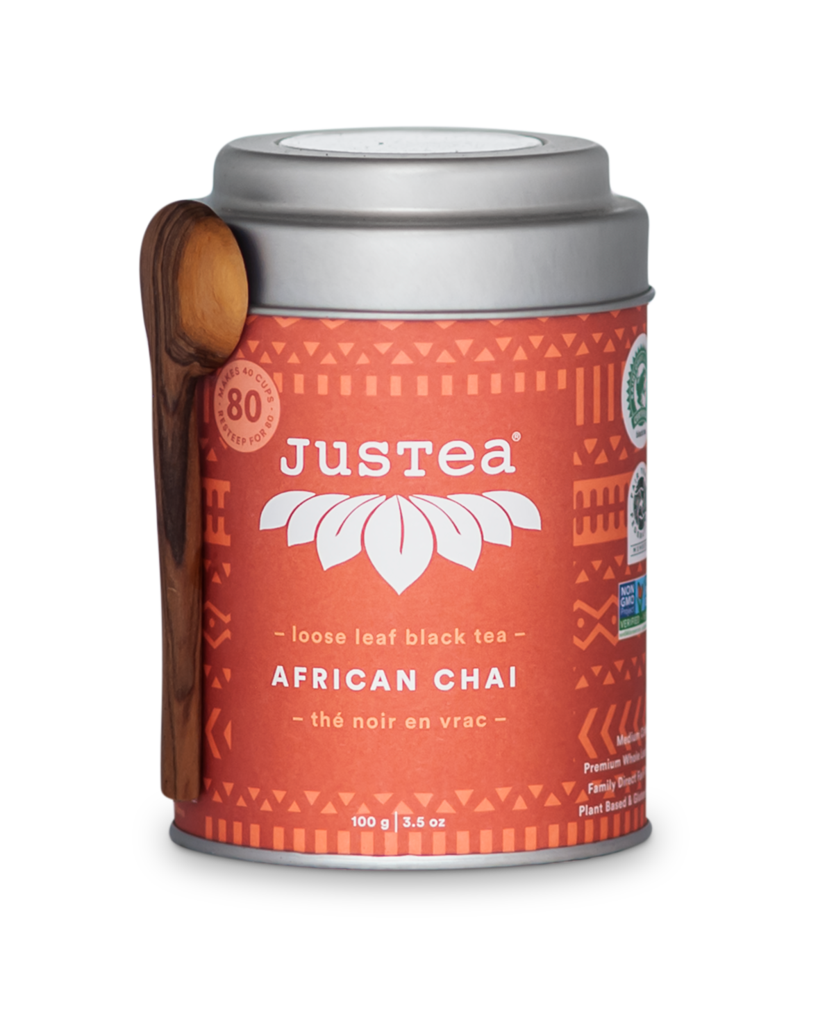 Tea Tin with Spoon