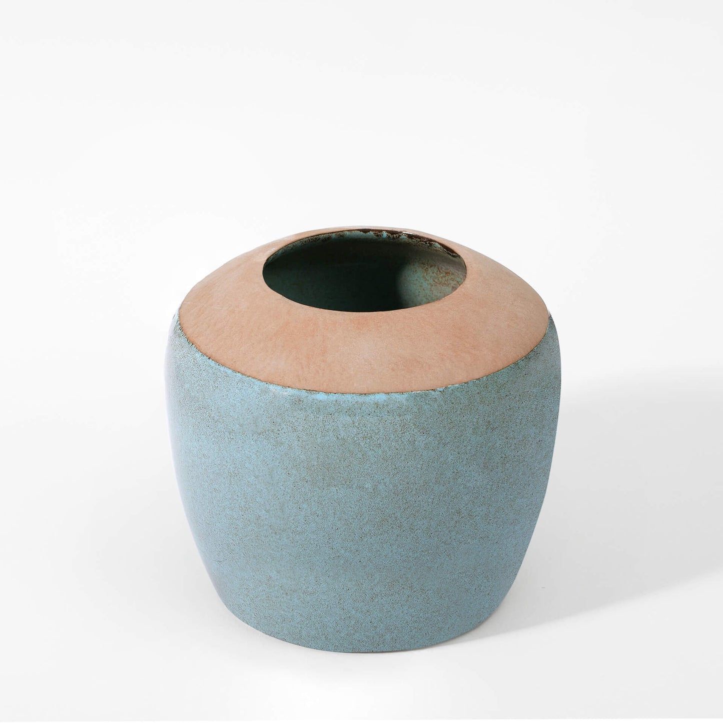 Ceramic Vase 5" in Aqua