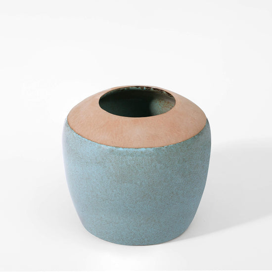 Ceramic Vase 5" in Aqua
