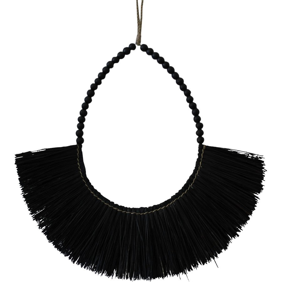 Wall Decoration Black Necklace