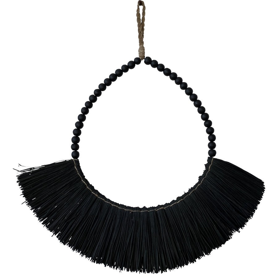 Wall Decoration Black Necklace