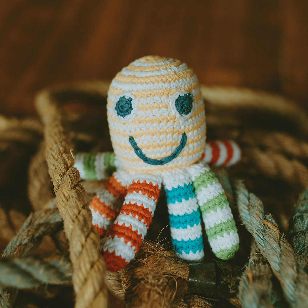 Rainbow Octopus Rattle
