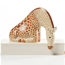 Load image into Gallery viewer, Giraffe Soapstone Shelf Sculpture
