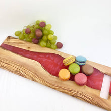 Load image into Gallery viewer, Olive Wood Resin Serving Board
