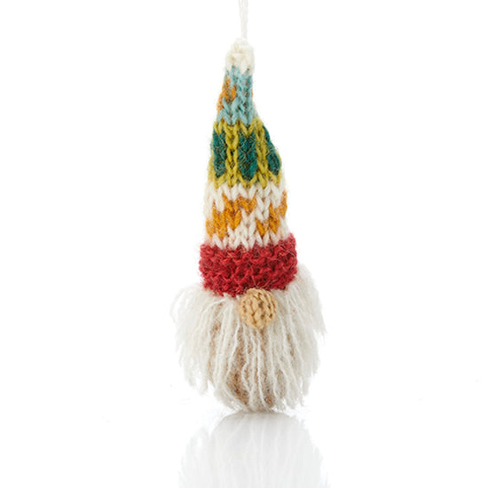 Knitted Gnome Ornaments